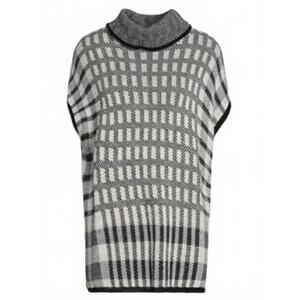 NEW BIANCOGHIACCIO women's knitted top in black